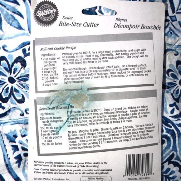 1998 Wilton Easter Bite-Size Cookie Cutters Bunnies‎ Duck Tulip Egg VINTAGE - Picture 5 of 8